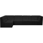 Meridian Furniture Relax Velvet Modular Sectional Sec5A - Sofas