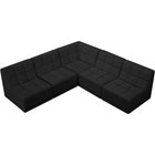 Meridian Furniture Relax Velvet Modular Sectional Sec5C - Sofas