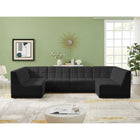 Meridian Furniture Relax Velvet Modular Sectional Sec6B - Sofas