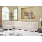 Meridian Furniture Relax Velvet Modular Sectional Sec5A - Sofas