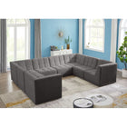 Meridian Furniture Relax Velvet Modular Sectional Sec8A - Sofas