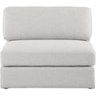 Meridian Furniture Beckham Linen Polyester Modular Armless Chair - Chairs