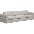 Meridian Furniture Beckham Linen Polyester Modular 114 Sofa S114A - Beige - Sofas