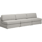 Meridian Furniture Beckham Linen Polyester Modular 114 Sofa S114B - Beige - Sofas