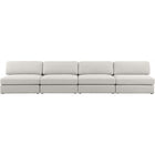 Meridian Furniture Beckham Linen Polyester Modular 152 Sofa S152B - Sofas