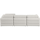 Meridian Furniture Beckham Linen Polyester Modular Sectional 4A - Sofas