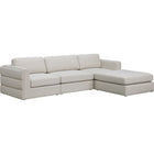 Meridian Furniture Beckham Linen Polyester Modular Sectional 4A - Beige - Sofas