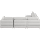 Meridian Furniture Beckham Linen Polyester Modular Sectional 4B - Sofas