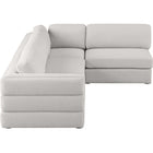 Meridian Furniture Beckham Linen Polyester Modular Sectional 4B - Sofas
