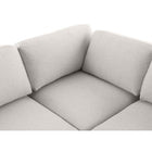 Meridian Furniture Beckham Linen Polyester Modular Sectional 5A - Sofas