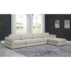 Meridian Furniture Beckham Linen Polyester Modular Sectional 5A - Sofas