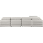 Meridian Furniture Beckham Linen Polyester Modular Sectional 5A - Sofas