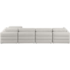 Meridian Furniture Beckham Linen Polyester Modular Sectional 5A - Sofas