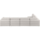 Meridian Furniture Beckham Linen Polyester Modular Sectional 5B - Sofas