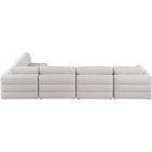 Meridian Furniture Beckham Linen Polyester Modular Sectional 5B - Sofas