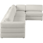 Meridian Furniture Beckham Linen Polyester Modular Sectional 5B - Sofas