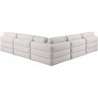 Meridian Furniture Beckham Linen Polyester Modular Sectional 5C - Sofas