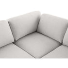 Meridian Furniture Beckham Linen Polyester Modular Sectional 5C - Sofas