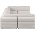 Meridian Furniture Beckham Linen Polyester Modular Sectional 6A - Sofas
