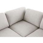 Meridian Furniture Beckham Linen Polyester Modular Sectional 6A - Sofas