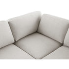 Meridian Furniture Beckham Linen Polyester Modular Sectional 6C - Sofas
