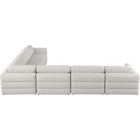 Meridian Furniture Beckham Linen Polyester Modular Sectional 6D - Sofas