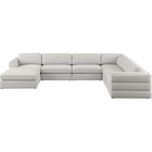 Meridian Furniture Beckham Linen Polyester Modular Sectional 7A - Sofas