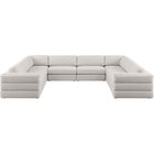 Meridian Furniture Beckham Linen Polyester Modular Sectional 8A - Sofas