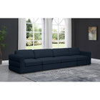 Meridian Furniture Beckham Linen Polyester Modular 152 Sofa S152A - Sofas