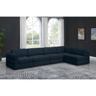 Meridian Furniture Beckham Linen Polyester Modular Sectional 5B - Sofas