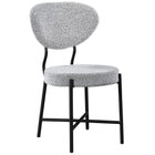 Meridian Furniture Allure Boucle Fabric Dining Chair - Dining Chairs