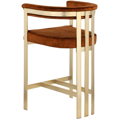 Meridian Furniture Marcello Counter Stool - Cognac - Stools