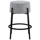 Meridian Furniture Avalon Boucle Fabric Counter Stool - Stools