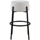 Meridian Furniture Avalon Boucle Fabric Bar Stool - Stools
