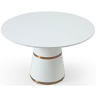 Meridian Furniture Hans Dining Table - White - Dining Tables