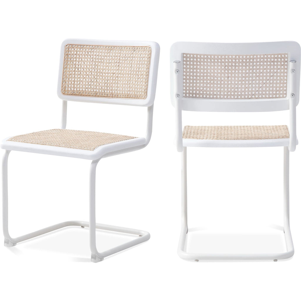Meridian Furniture Kano Dining Chair - White - Dining Chairs