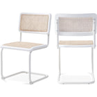 Meridian Furniture Kano Dining Chair - White - Dining Chairs