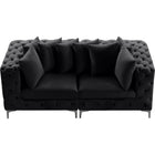 Meridian Furniture Tremblay 78 Velvet Modular Sofa - Sofas