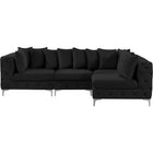 Meridian Furniture Tremblay Velvet Modular Sectional 4A - Sofas