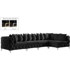 Meridian Furniture Tremblay Velvet Modular Sectional 5A - Sofas
