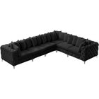 Meridian Furniture Tremblay Velvet Modular Sectional 6A - Sofas