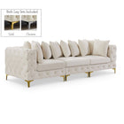 Meridian Furniture Tremblay 108 Velvet Modular Sofa - Cream - Sofas