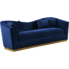 Meridian Furniture Arabella Velvet Sofa - Navy - Sofas