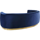 Meridian Furniture Julian Velvet Sofa - Gold Base - Sofas