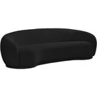 Meridian Furniture Hyde Boucle Fabric Sofa - Black - Sofas