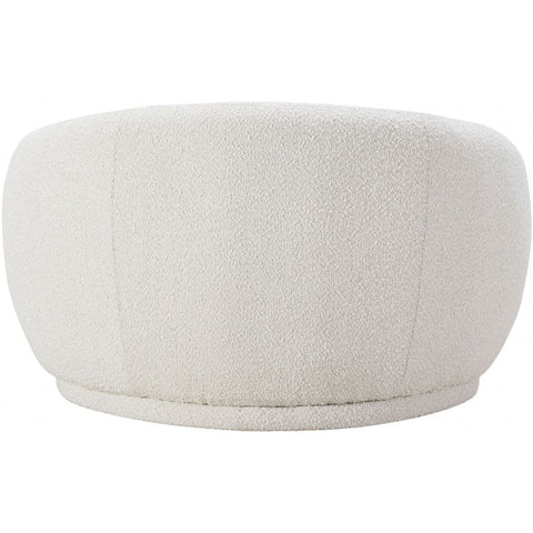 Meridian Furniture Hyde Boucle Fabric Chair - Cream - Chairs