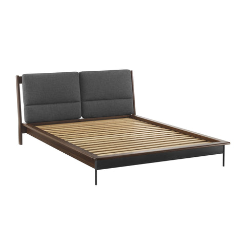 Greenington Park Avenue King Platform Bed with Fabric Ruby - Bedroom Beds