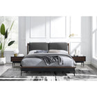 Greenington Park Avenue Cal King Platform Bed with Fabric Ruby - Bedroom Beds