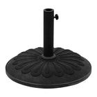 International Caravan Resin Sunflower Umbrella Stand - Black - Outdoor Furniture