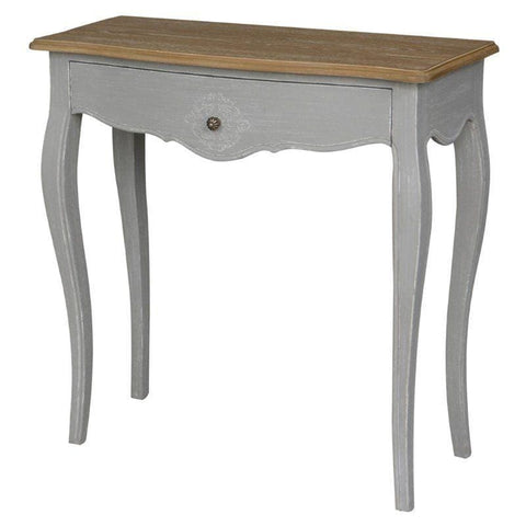 International Caravan Ashbury Stradivarius Oak Veneer One-drawer Console Table - Antique Grey - Other Tables